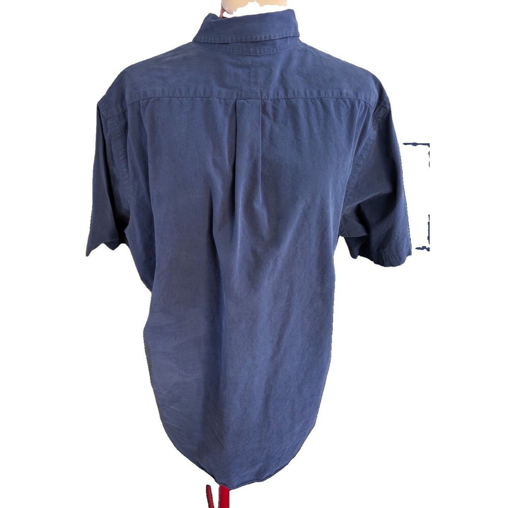Ralph Lauren Men’s Navy Blue Short Sleeve Shirt Size XL - Picture 3 of 4